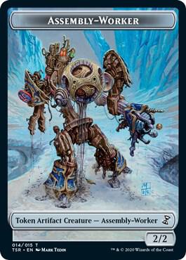 Assembly-Worker Token 14 card from Time Spiral: Remastered