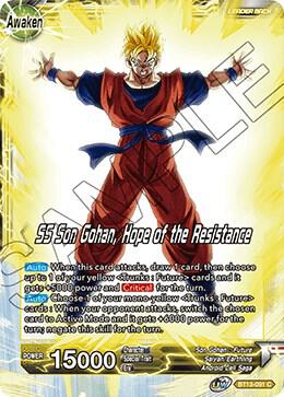 Son Gohan // SS Son Gohan, Hope of the Resistance BT13-091 card from Supreme Rivalry