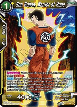 Son Gohan, Warrior of Hope BT13-099 card from Supreme Rivalry