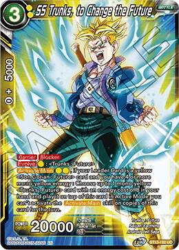 SS Trunks, to Change the Future BT13-102 card from Supreme Rivalry