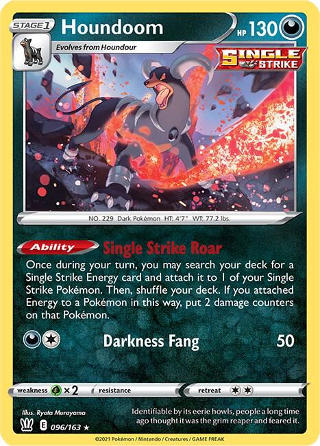 Houndoom 096/163 card from Deck Exclusives