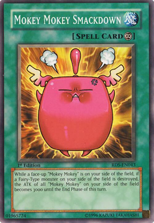 Mokey Mokey Smackdown RDS-EN043 card from Rise of Destiny