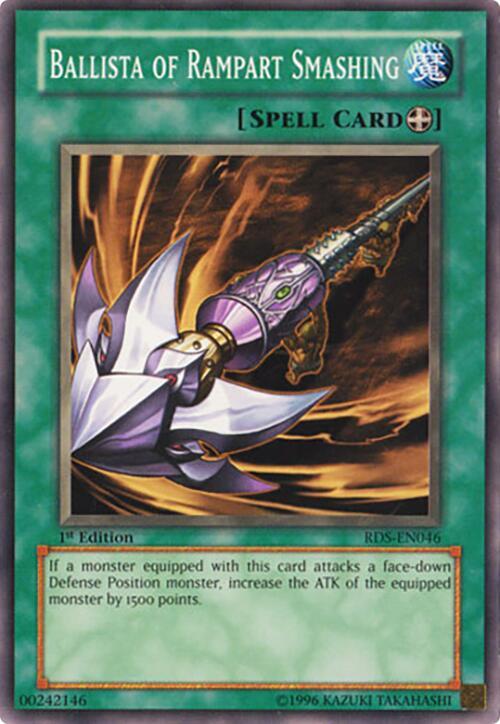 Ballista of Rampart Smashing RDS-EN046 card from Rise of Destiny
