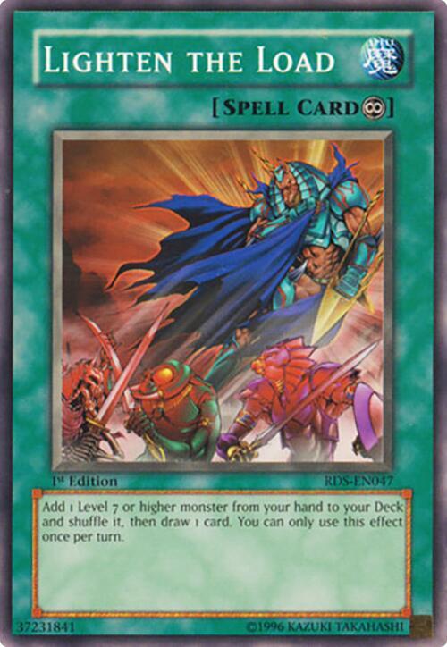 Lighten the Load RDS-EN047 card from Rise of Destiny