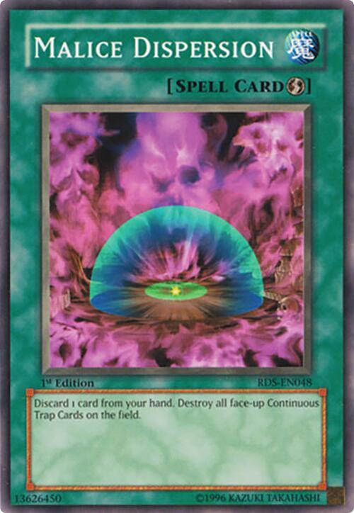 Malice Dispersion RDS-EN048 card from Rise of Destiny