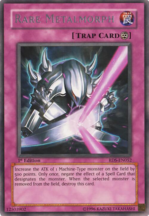 Rare Metalmorph RDS-EN052 card from Rise of Destiny
