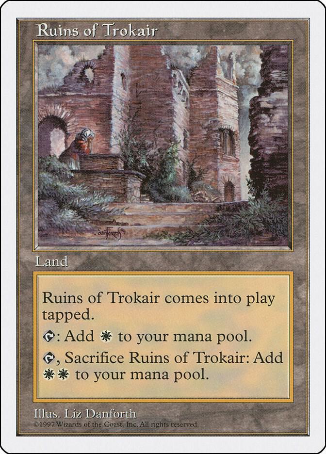 Ruins of Trokair card from Fifth Edition