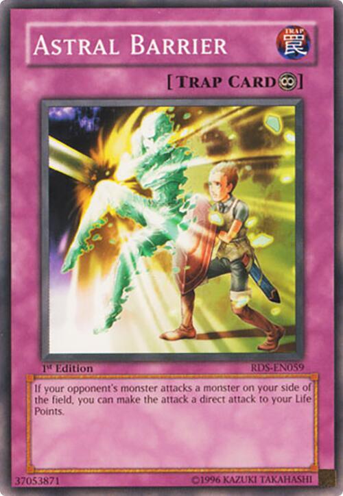 Astral Barrier RDS-EN059 card from Rise of Destiny