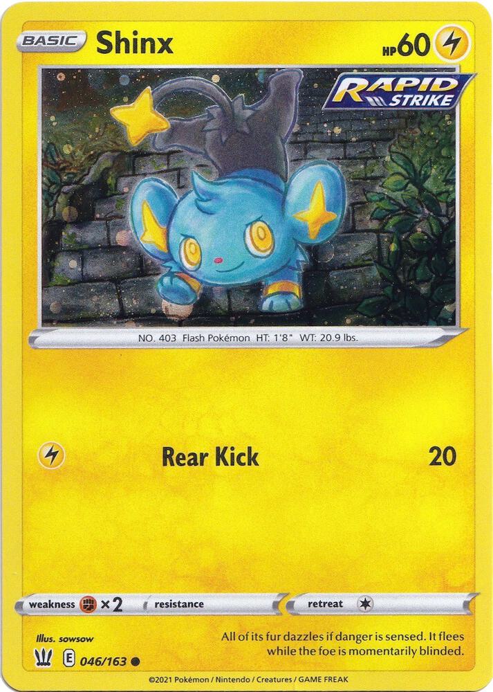 Shinx (Cosmos Holo) 046/163 card from Miscellaneous Cards & Products