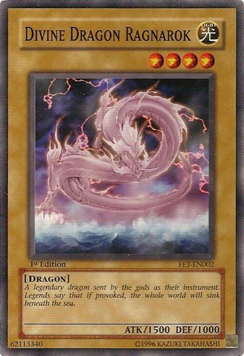 Divine Dragon Ragnarok FET-EN002 card from Flaming Eternity