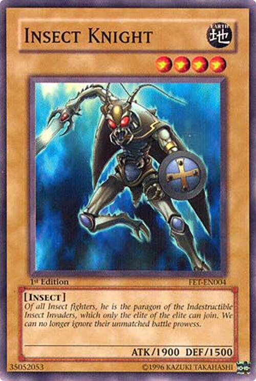Insect Knight FET-EN004 card from Flaming Eternity