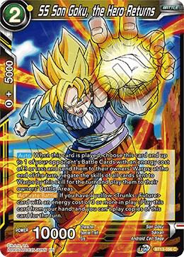SS Son Goku, the Hero Returns BT13-096 card from Supreme Rivalry