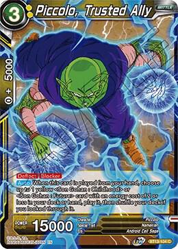 Piccolo, Trusted Ally BT13-104 card from Supreme Rivalry
