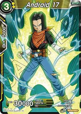 Android 17 BT13-108 card from Supreme Rivalry