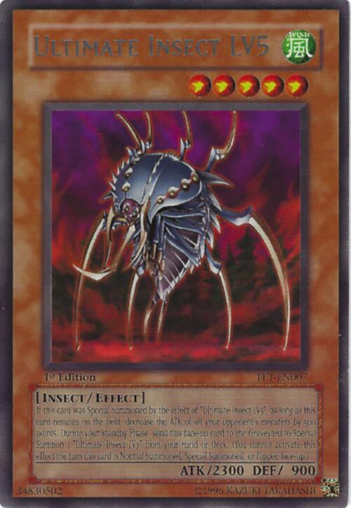 Ultimate Insect LV5 FET-EN007 card from Flaming Eternity