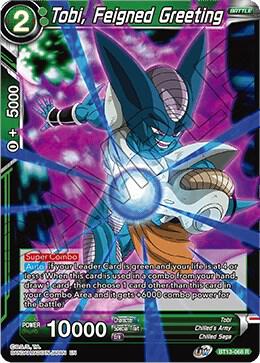 Tobi, Feigned Greeting BT13-068 card from Supreme Rivalry