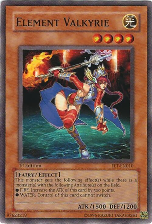 Element Valkyrie FET-EN010 card from Flaming Eternity