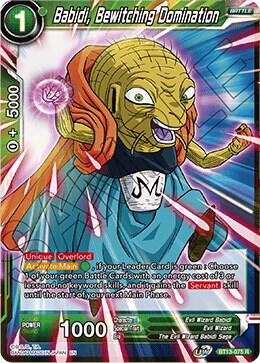 Babidi, Bewitching Domination BT13-075 card from Supreme Rivalry