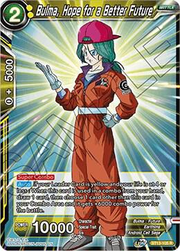 Bulma, Hope for a Better Future BT13-105 card from Supreme Rivalry