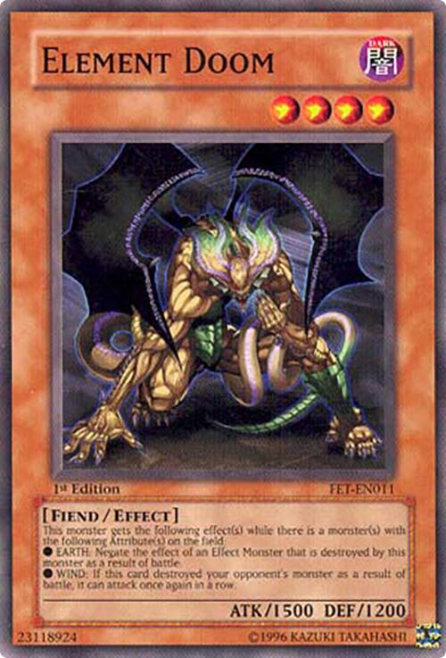 Element Doom FET-EN011 card from Flaming Eternity