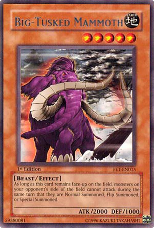 Big-Tusked Mammoth FET-EN015 card from Flaming Eternity