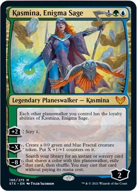 Kasmina, Enigma Sage 196 card from Strixhaven: School of Mages