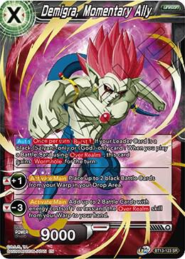 Demigra, Momentary Ally BT13-123 card from Supreme Rivalry