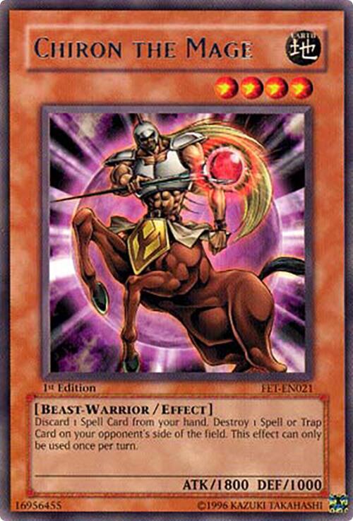 Chiron the Mage FET-EN021 card from Flaming Eternity