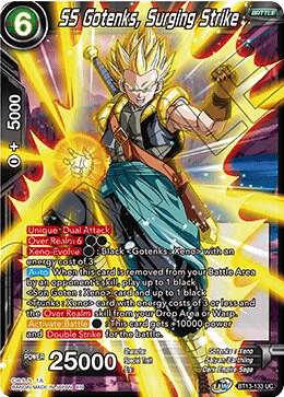 SS Gotenks, Surging Strike BT13-133 card from Supreme Rivalry