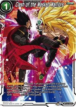 Clash of the Masked Warriors BT13-150 card from Supreme Rivalry