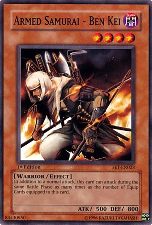 Armed Samurai - Ben Kei FET-EN023 card from Flaming Eternity