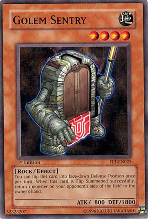 Golem Sentry FET-EN025 card from Flaming Eternity