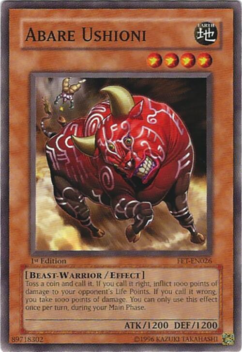 Abare Ushioni FET-EN026 card from Flaming Eternity