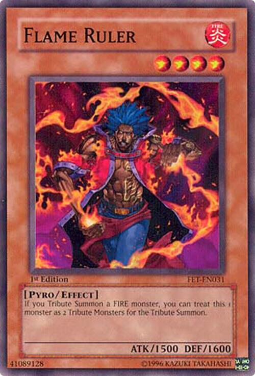 Flame Ruler FET-EN031 card from Flaming Eternity