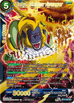 Baby, Golden Avenger (Alternate Art Set 2021 Vol.1 ) BT11-042 card from Tournament Promotion Cards