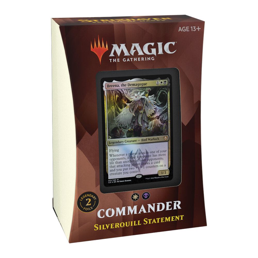 Commander 2021 Deck - Silverquill Statement card from Commander 2021
