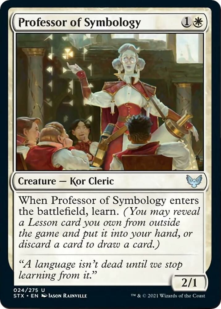 Professor of Symbology 24 card from Strixhaven: School of Mages