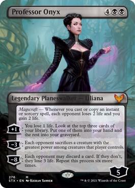 Professor Onyx (Borderless) 276 card from Strixhaven: School of Mages