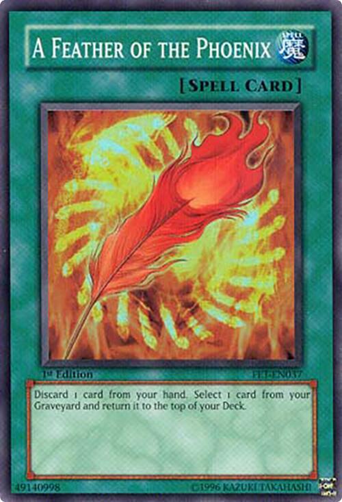 A Feather of the Phoenix FET-EN037 card from Flaming Eternity
