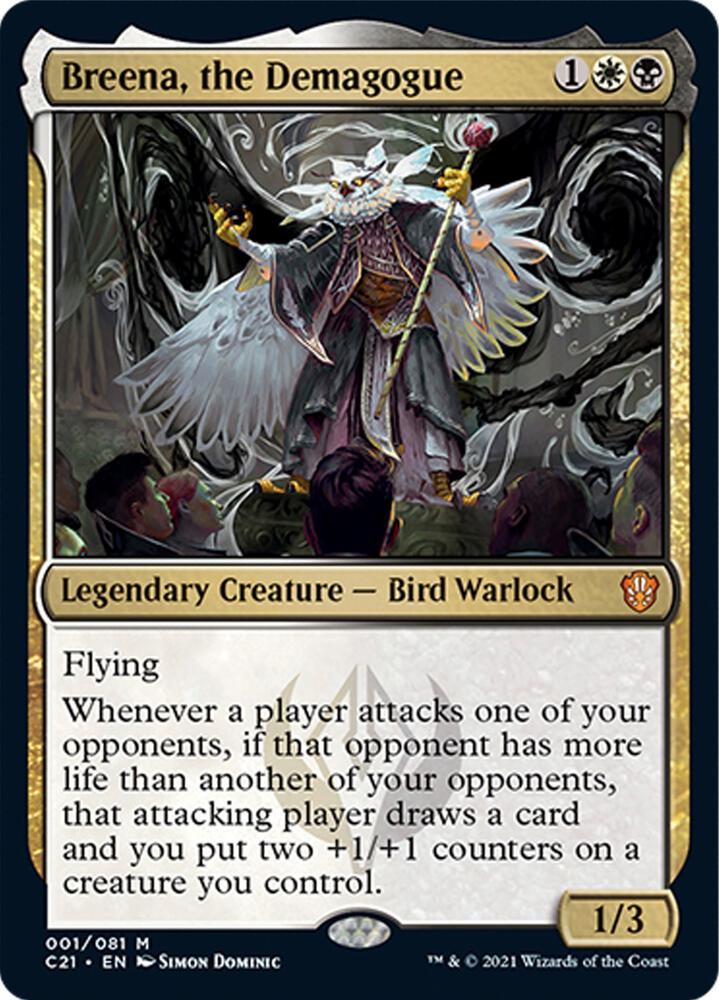 Breena, the Demagogue 1 card from Commander 2021