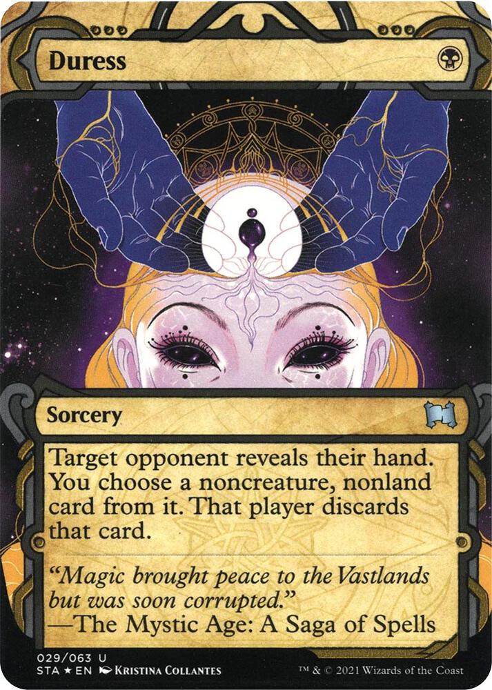 Duress (Foil Etched) 29 card from Strixhaven: Mystical Archive