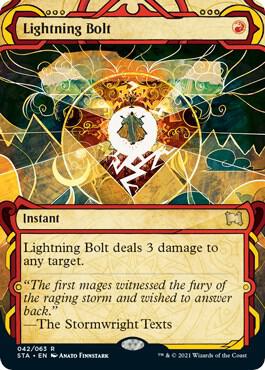 Lightning Bolt 42 card from Strixhaven: Mystical Archive