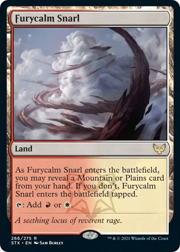 Furycalm Snarl 266 card from Strixhaven: School of Mages