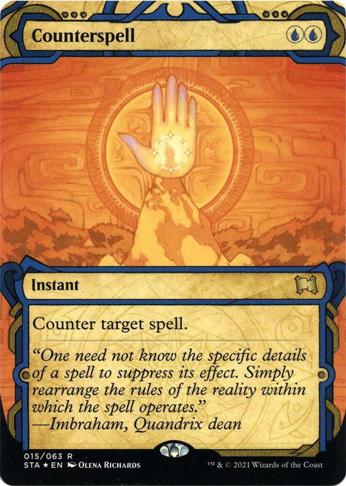 Counterspell (Foil Etched) 15 card from Strixhaven: Mystical Archive
