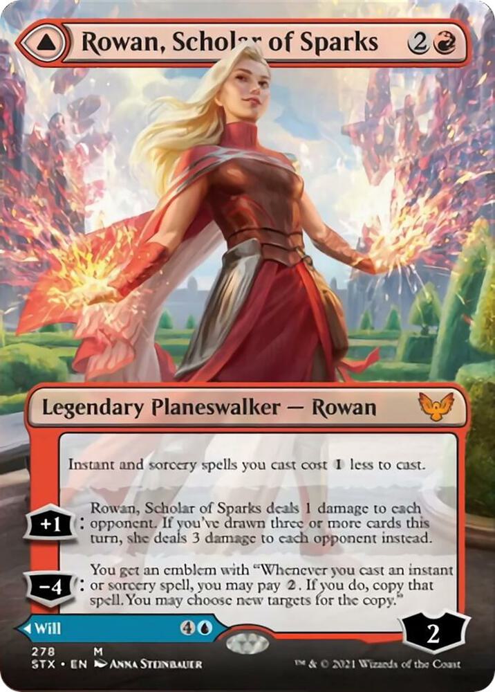 Rowan, Scholar of Sparks (Borderless) 278 card from Strixhaven: School of Mages