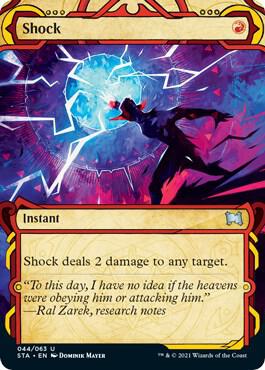 Shock 44 card from Strixhaven: Mystical Archive