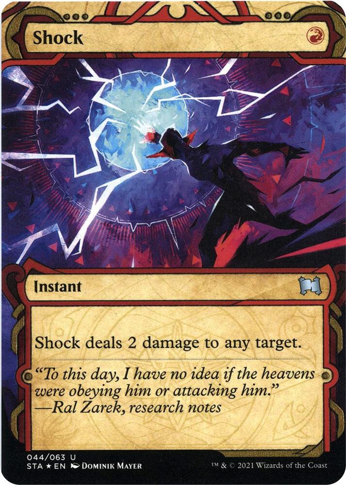 Shock (Foil Etched) 44 card from Strixhaven: Mystical Archive