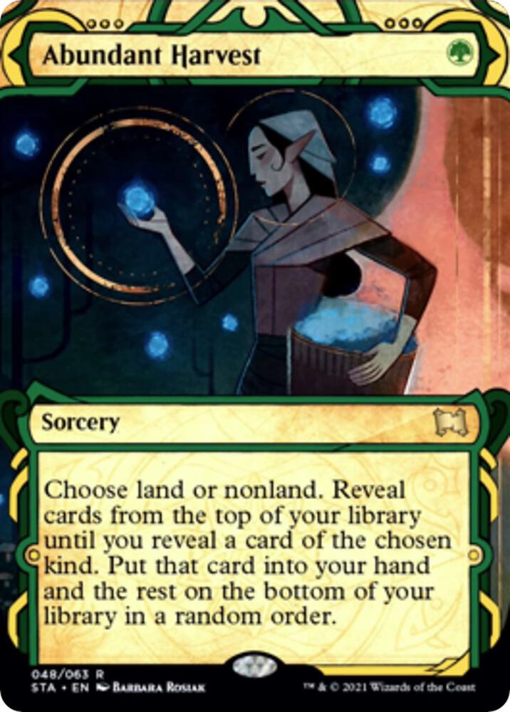 Abundant Harvest 48 card from Strixhaven: Mystical Archive