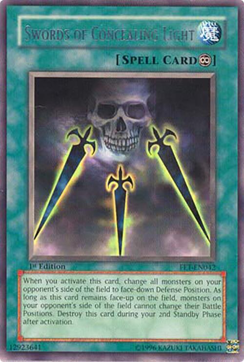 Swords of Concealing Light FET-EN042 card from Flaming Eternity
