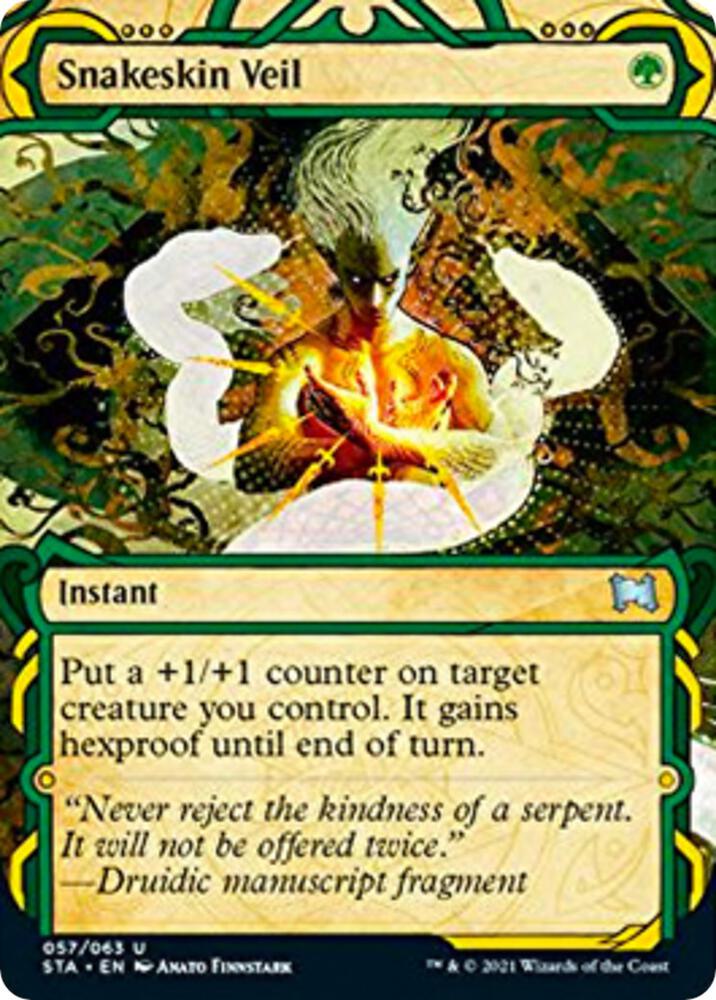 Snakeskin Veil 57 card from Strixhaven: Mystical Archive